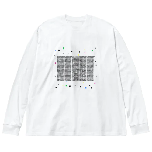 円周率を1000桁 Big Long Sleeve T-Shirt