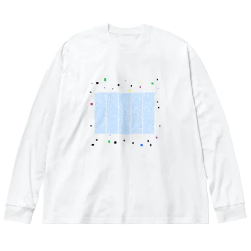 1000桁の円周率 Big Long Sleeve T-Shirt