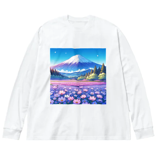 日本の美しい風景 Big Long Sleeve T-Shirt