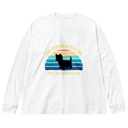 わんちゃん　ヨークシャテリア Big Long Sleeve T-Shirt