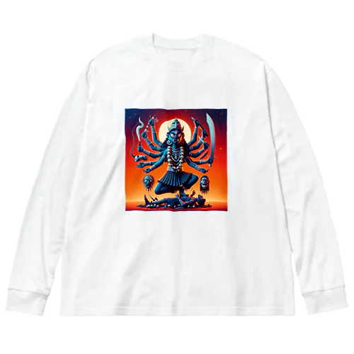 インドの神カーリー ビッグシルエットロングスリーブTシャツ