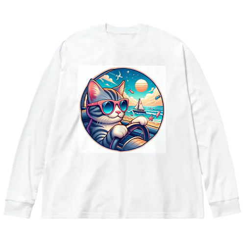 サマーキャット Big Long Sleeve T-Shirt