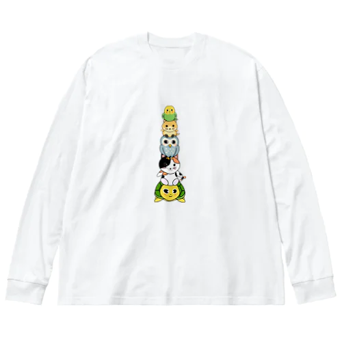 アニマルタワ〜 Big Long Sleeve T-Shirt