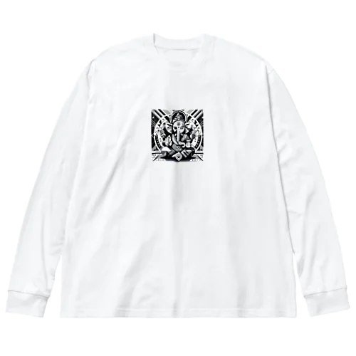 幾何学ガネーシャ Big Long Sleeve T-Shirt