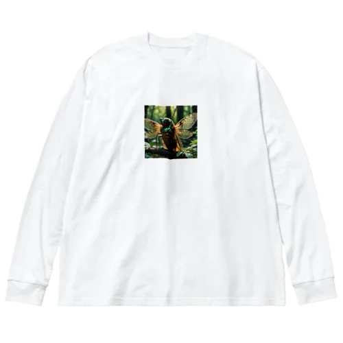 蝉の幼虫 Big Long Sleeve T-Shirt