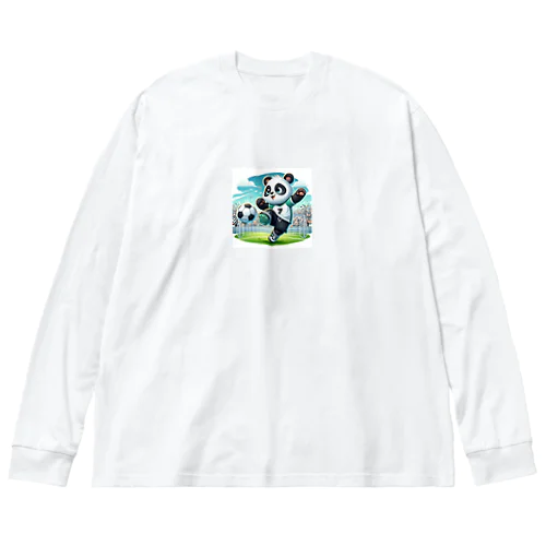 サッカーパンダ Big Long Sleeve T-Shirt