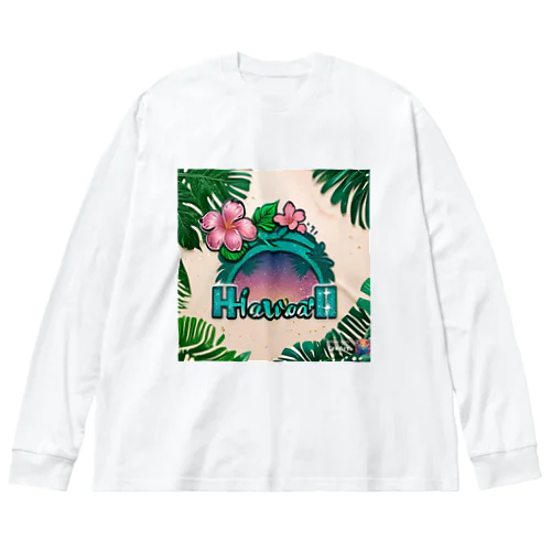 🌟Hawaii🌟🌠👏🌠 ビッグシルエットロングスリーブTシャツ