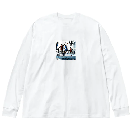 バスケットボール Big Long Sleeve T-Shirt