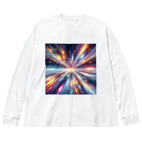 超光速スターダスト量子ワープ🛸スターシード覚醒コード Big Long Sleeve T-Shirt