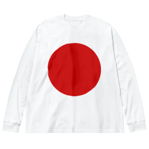 日本の国旗 ビッグシルエットロングスリーブTシャツ