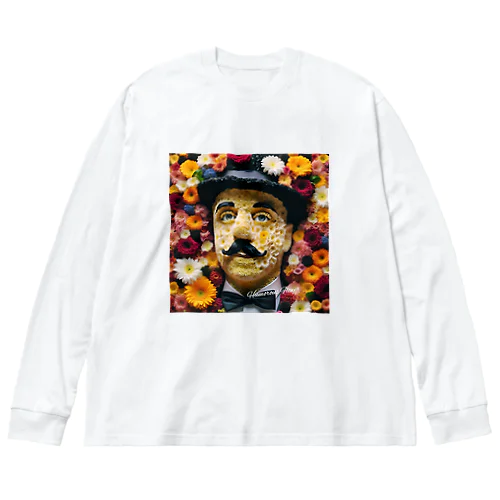 Humorous Flower「ユーモラス・フラワー」 Big Long Sleeve T-Shirt