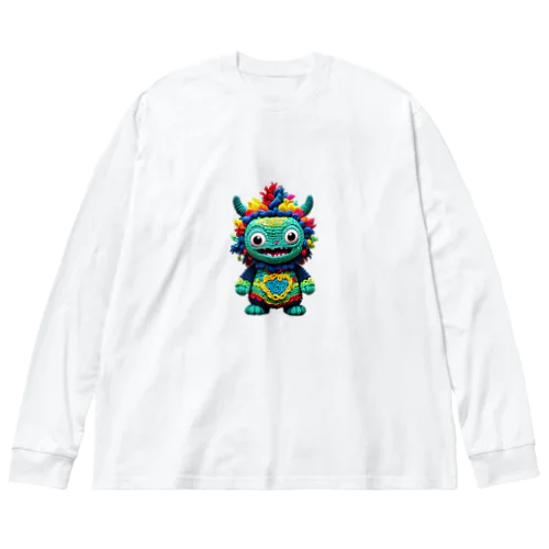 毛糸妖怪　アムヤン Big Long Sleeve T-Shirt