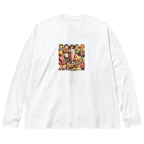 sweet pop ビッグシルエットロングスリーブTシャツ