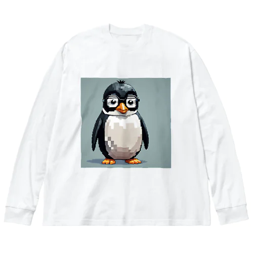 知的で愛らしいペンギンが登場！ ビッグシルエットロングスリーブTシャツ