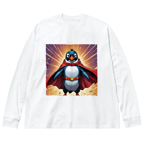 ペンギンのヒーロー登場！ Big Long Sleeve T-Shirt