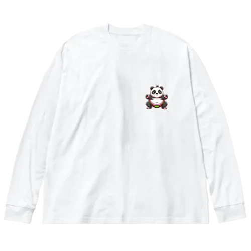 相撲パンダ Big Long Sleeve T-Shirt