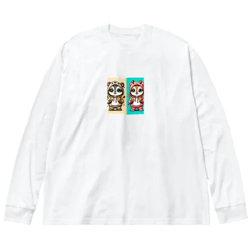 かわいい癒やし動物 Big Long Sleeve T-Shirt