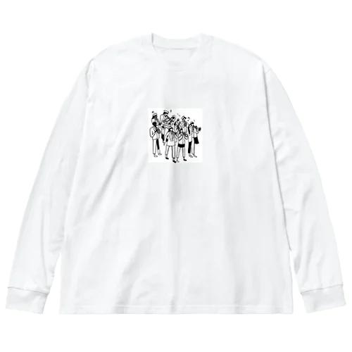 吹奏楽部 Big Long Sleeve T-Shirt