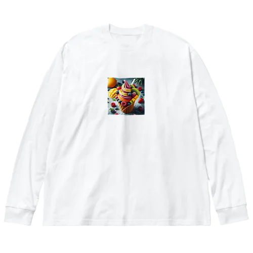 フレッシュフルーツソフトクリーム Big Long Sleeve T-Shirt