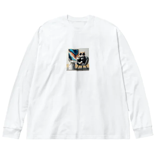 ねこギャング ビッグシルエットロングスリーブTシャツ