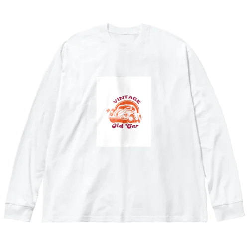 かわいいオールドカー Big Long Sleeve T-Shirt