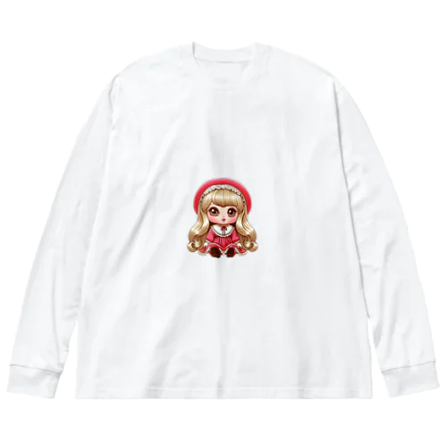 レトロなDOLL Big Long Sleeve T-Shirt