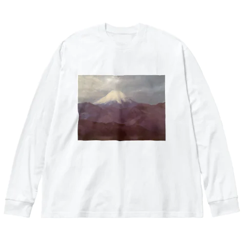 富士山を仰ぐ❗️ ビッグシルエットロングスリーブTシャツ