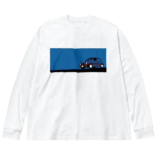 シティなクルマ ビッグシルエットロングスリーブTシャツ