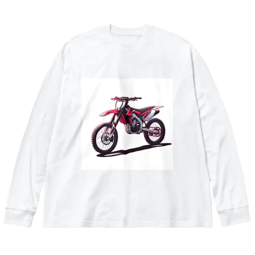 オフロードバイク デザイン モトクロス  Big Long Sleeve T-Shirt