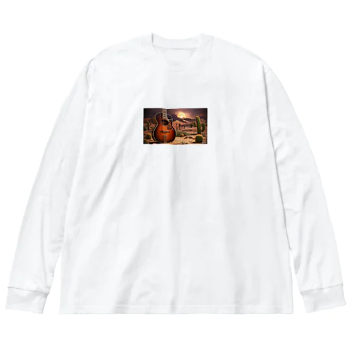 サボテンギター Big Long Sleeve T-Shirt