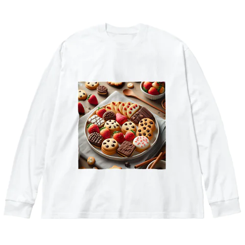 カラフルクッキー ビッグシルエットロングスリーブTシャツ