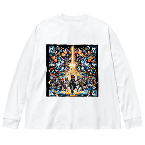 ドット絵 ダークファンタジー Big Long Sleeve T-Shirt