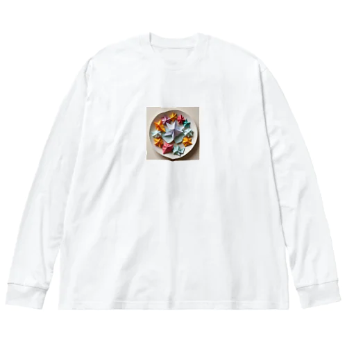 折り紙のイラスト_019 Big Long Sleeve T-Shirt