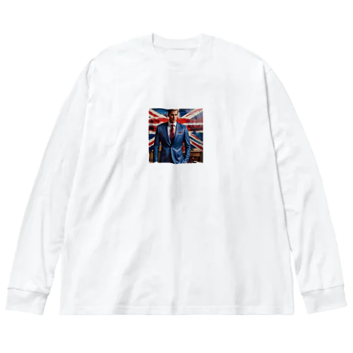 "London's finest craftsmanship" ビッグシルエットロングスリーブTシャツ