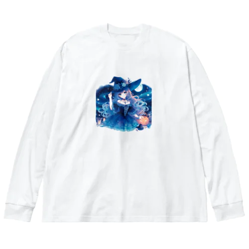 青い魔女 Big Long Sleeve T-Shirt