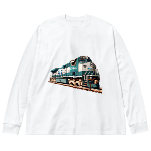 電車模型 03 Big Long Sleeve T-Shirt