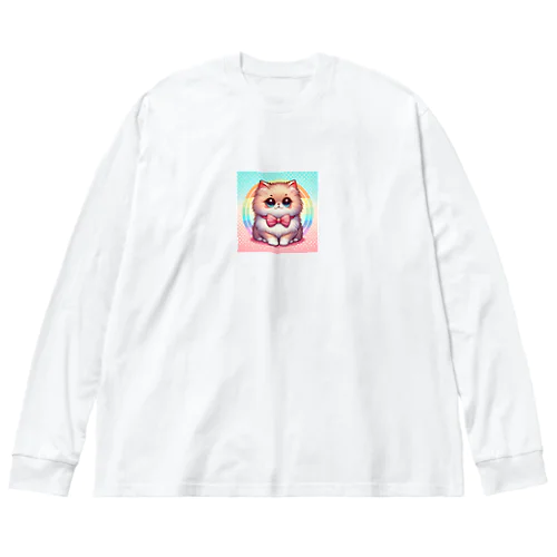 ほっこり猫イラスト Big Long Sleeve T-Shirt