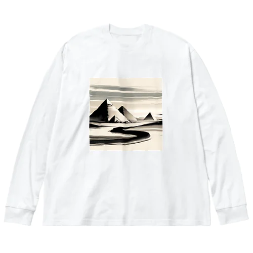 ピラミッド　世界遺産　日本風 Big Long Sleeve T-Shirt