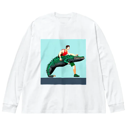 お前もトレーニングするんだ! Big Long Sleeve T-Shirt