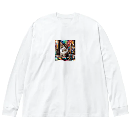 ネコちゃん Big Long Sleeve T-Shirt