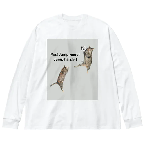 JUMP more！ Big Long Sleeve T-Shirt