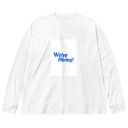 we'er hiring ビッグシルエットロングスリーブTシャツ