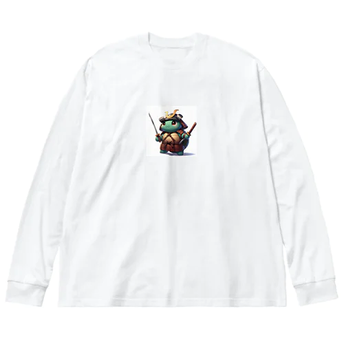 かわいい亀侍 ビッグシルエットロングスリーブTシャツ