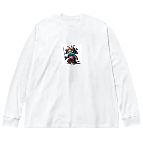 かわいい亀侍 ビッグシルエットロングスリーブTシャツ