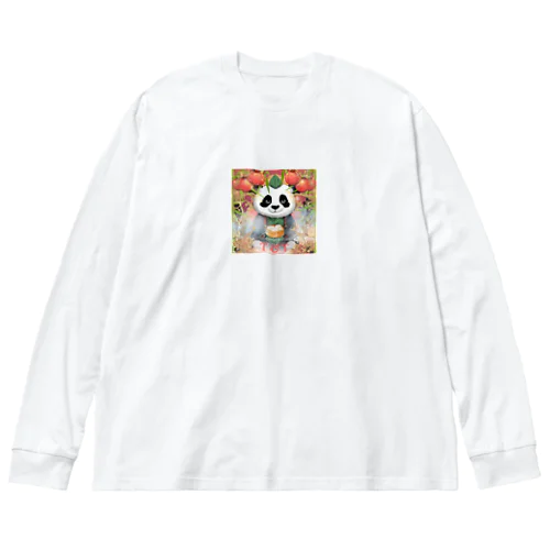 パンダの一休み　小籠包 Big Long Sleeve T-Shirt