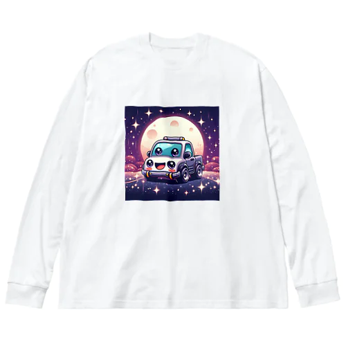 可愛い車キャラクター Big Long Sleeve T-Shirt