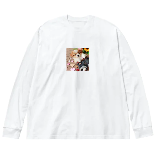 ジーパンがかわいいねー犬には　お似合いかも Big Long Sleeve T-Shirt