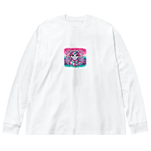 キャットアイ ビッグシルエットロングスリーブTシャツ