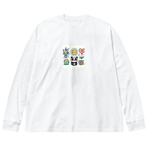 かわいいデザイン　人気アイテム ビッグシルエットロングスリーブTシャツ