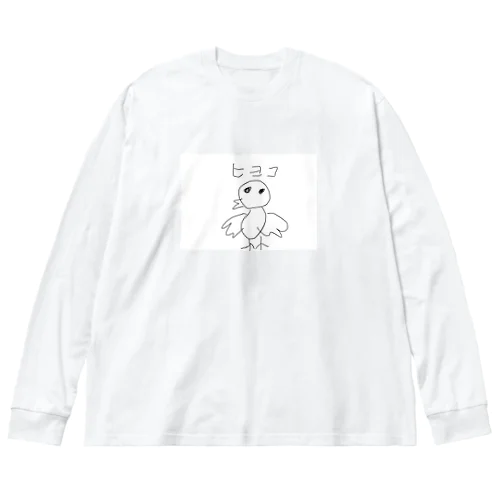 hetaTひよこ ビッグシルエットロングスリーブTシャツ